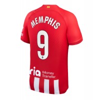 Atletico Madrid Memphis Depay #9 Hemmatröja 2023-24 Kortärmad